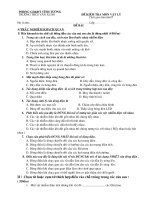 đề kiểm tra giữa kỳ 2 + đáp án