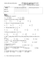 de thi giua ky I(Toan lop 1)