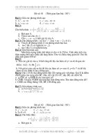 Đề ôn tập tổng hợp toán 9