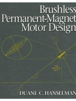Brushless Permanent Magnet Motor Design- P1 pptx