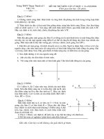 De thi CLC Lop 11 truong THPT Luong tai Bac Ninh