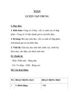 TOÁN LUYỆN TẬP CHUNG tuần 8 pot