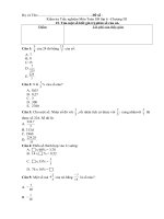 Kiem tra trac nghiem So hoc 6-Tim mot so biet gia tri phan so cua no