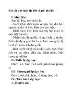 Địa lý lớp 10 Bài 21 pot