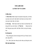 Tập làm văn Luyện tập tả cảnh pps