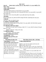 giao án sinh 9 (hk II)