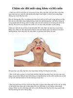 Chăm sóc đôi mắt sáng khỏe và lôi cuốn ppsx