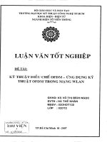 Kỹ thuật điều chế OFDM ứng dụng kỹ thuật OFDM trong mạng WLAN