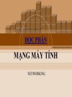 Bài giảng mạng máy tính chương 1: tổng quan về mạng máy tính   cđ CNTT hữu nghị việt hàn