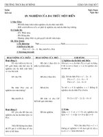 Đại số 7 tiet 64