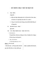 Giáo án Toán lớp 2 - SỐ TRÒN CHỤC TRỪ ĐI MỘT SỐ pdf