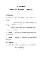 KHOA HỌC ĐỒNG VÀ HỢP KIM CỦA ĐỒNG potx