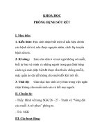 KHOA HỌC PHÒNG BỆNH SỐT RÉT docx