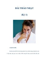 ĐÁI THÁO NHẠT (Kỳ 1) pdf