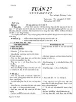 Tuần 27 lớp 3