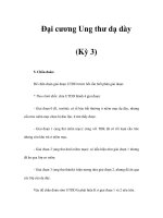 Đại cương Ung thư dạ dày (Kỳ 3) doc