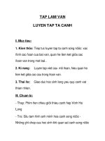 Tập làm văn luyện tập tả cảnh tuần 6 ppsx