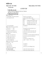 Giao an buoi chieu lop 3