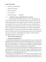 Phân tích báo cáo tài chính công ty Cổ phần XNK Thủy sản An Giang