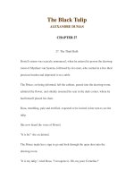 LUYỆN ĐỌC TIẾNG ANH QUA CÁC TÁC PHẨM VĂN HỌC –The Black Tulip ALEXANDRE DUMAS CHAPTER 27 ppsx