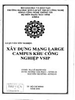 Xây dựng mạng Large Campus khu công nghiệp VSIP