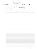 kiểm tra một tiết số phức