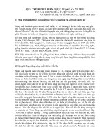 Quá trình diễn biến, thực trạng và xu thế cơ cấu giống lúa ở Việt Nam