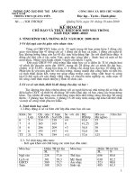 Kê hoạch đổi mới nhà trường