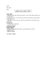 KIEM TRA MOT TIET HKI