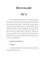 Điều trị lao phổi (Kỳ 1) potx