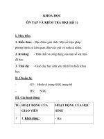 KHOA HỌC ÔN TẬP VÀ KIỂM TRA HKI (tiết 1) pot