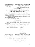 Quy chế làm việc của Ban giám hiệu