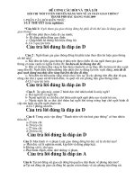 câu hỏi TT măng non thi ATGT