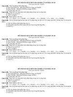 de thi ban ki II mon hoa