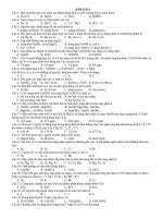 Bài tập TN về kim loại