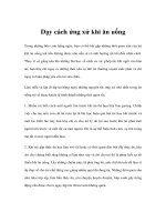 Dạy cách ứng xử khi ăn uống doc