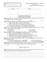 kiểm tra 15'''' sinh học 10 cơ bản