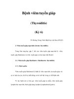 Bệnh viêm tuyến giáp (Thyroiditis) (Kỳ 6) docx