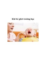 Khi bé ghét trường học pdf