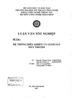 Hệ thống điều khiển và giám sát máy nhuộm
