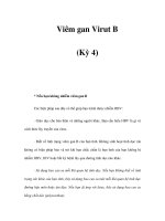 Viêm gan Virut B (Kỳ 4) pps