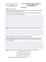 De khao sat ch¸t luong HSG TV