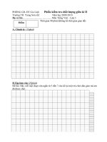 Đề Thi GK II - TV lớp 3