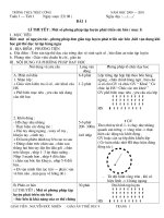 GIÁO ÁN TD 9 HỌC KÝ I