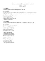 Đề thi tuyển 10 môn văn rất hay