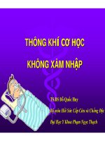 Thông khí cơ học không xâm nhập (Phần 1) doc