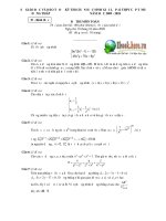 Đề Thi Sinh Giỏi Toán Toán 12 Tỉnh Đồng Tháp [18.10.2009] - Vòng 1 ppt