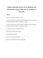 Cấp giấy chứng nhận cho học viên đã chấp hành xong thời gian ghi trong quyết định chữa trị, cai nghiện tại Trung tâm pptx