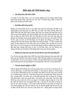 Điều kiện để CRM thành công ppsx