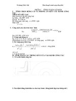 tính toán máy bơm 2 cấp đối xứng lưu lượng Q=500 m3, cột áp h=250 m